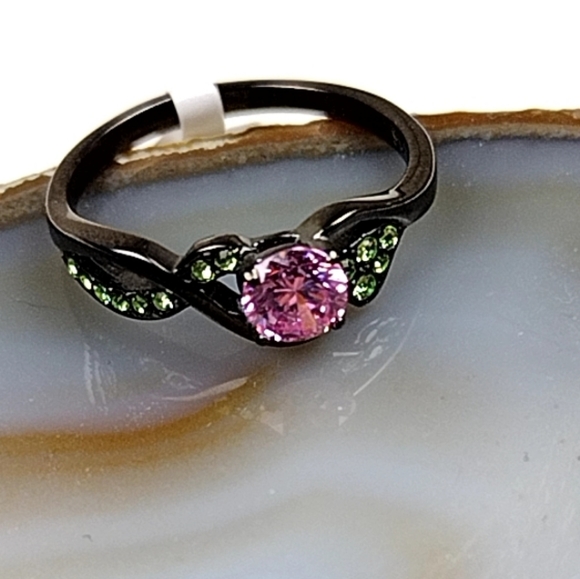 Stainless Steel Rose Vine Ring Hypoallergenic Jewelry - Picture 11 of 14